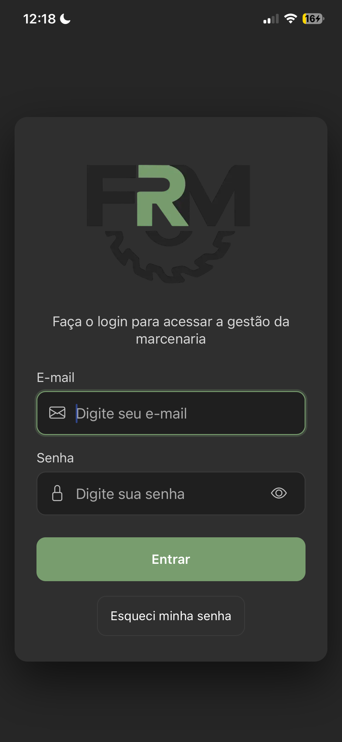 Print 1 da solução da FRM Móveis Planejados