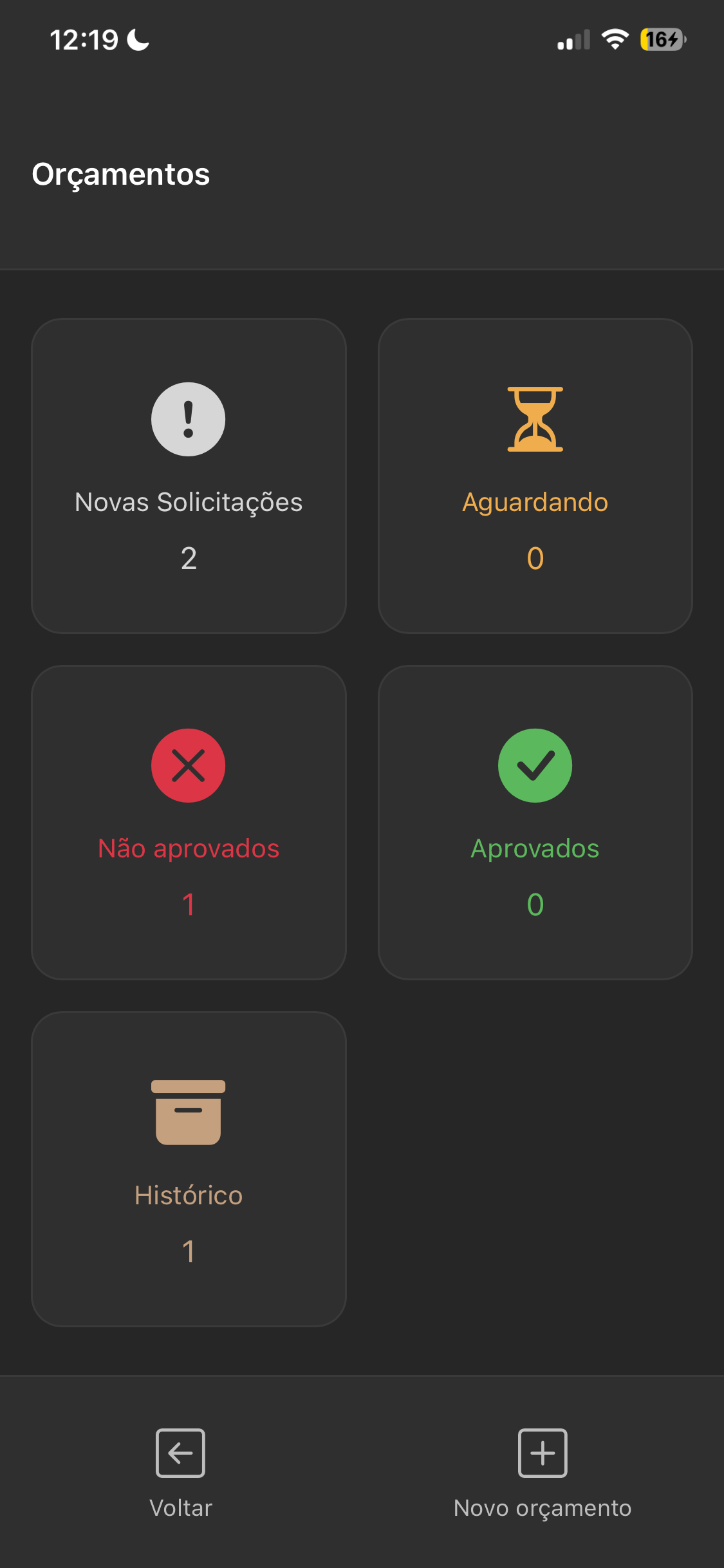 Print 3 da solução da FRM Móveis Planejados